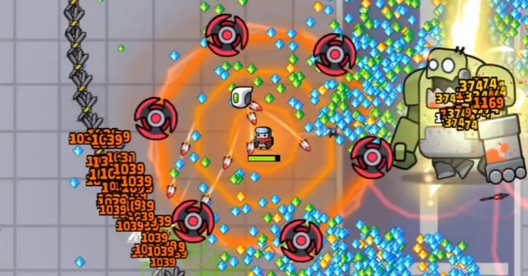 噠噠特攻中的首領戰,在不可破壞的邊界內進行