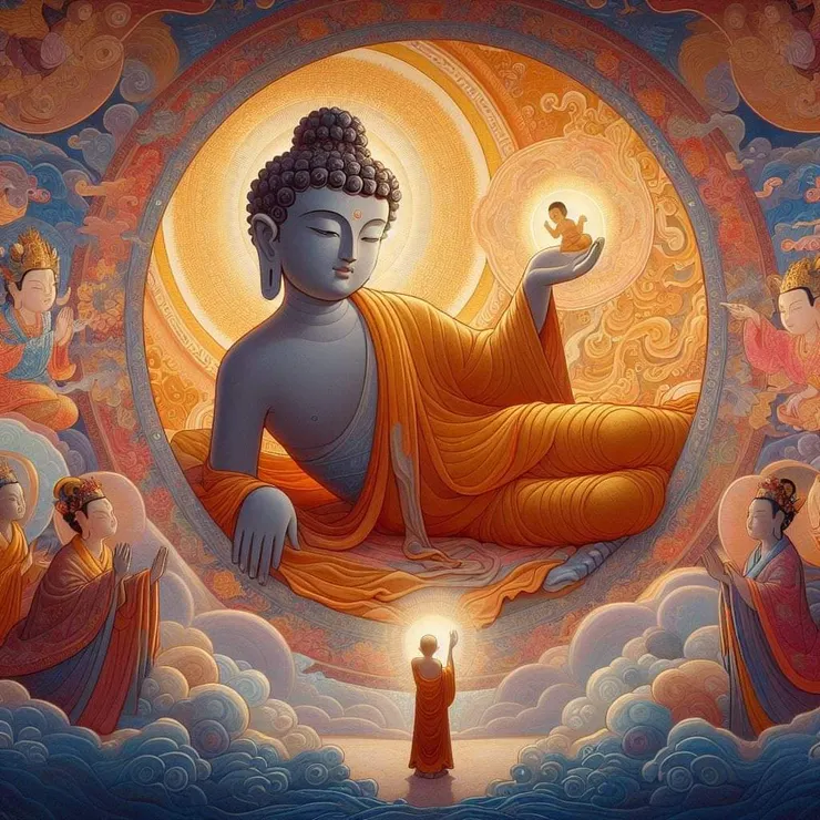 右脅而臥進入涅槃