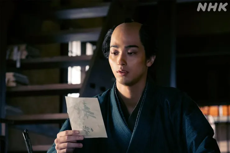 看著堂號耕書堂嘆氣的蔦重