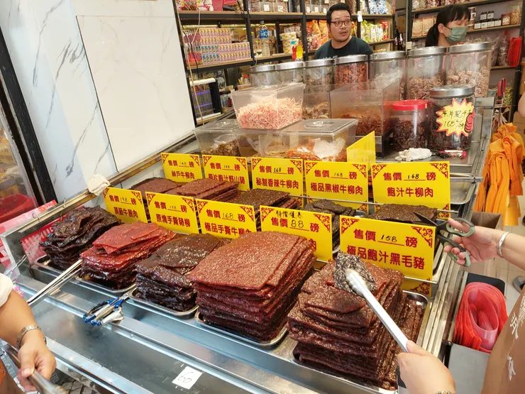 免費試吃的肉乾