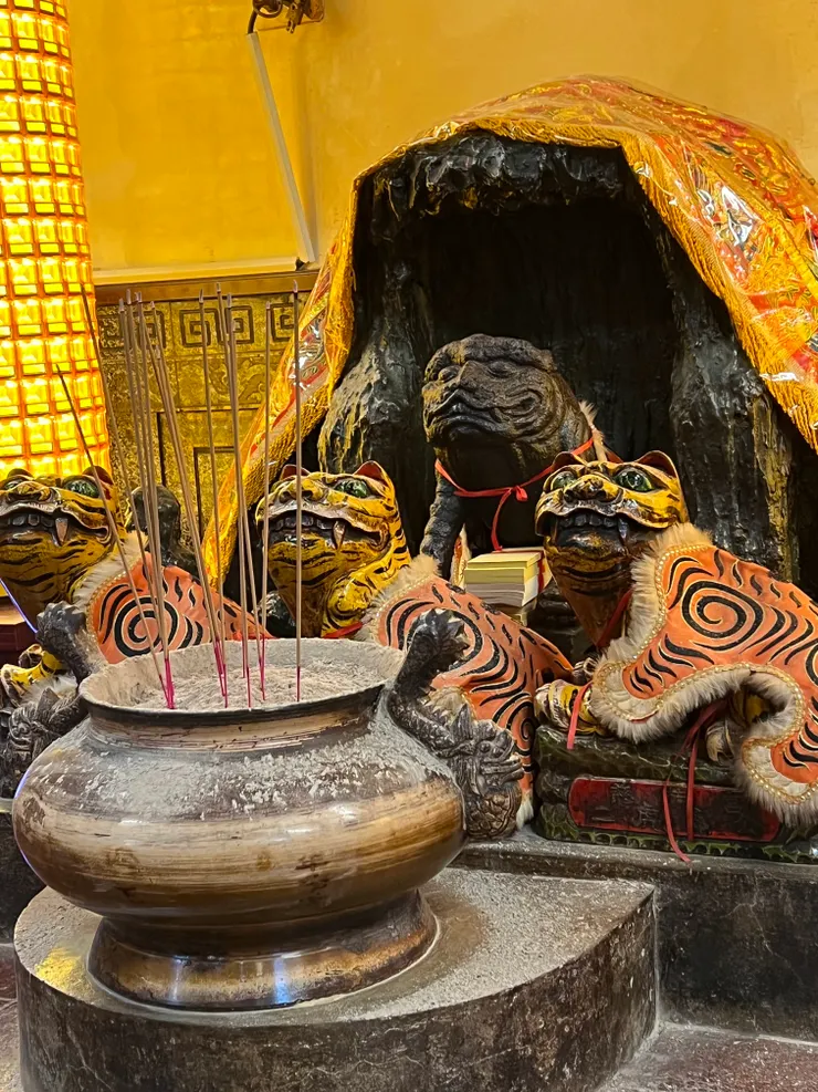 松山慈祐宮虎爺，攝於2022/1/1