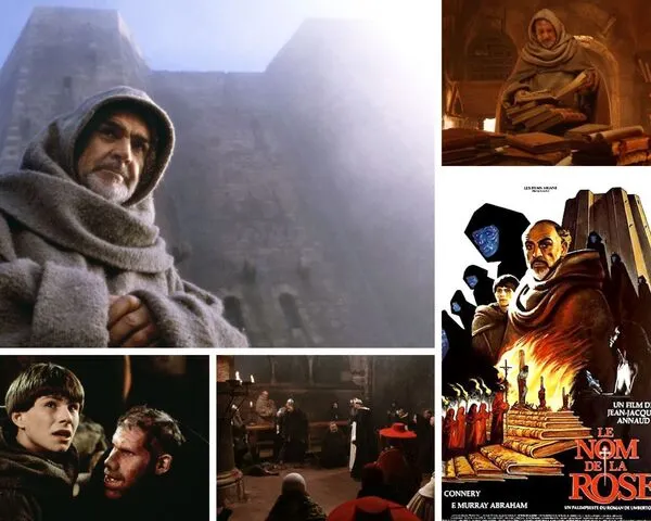 電影《玫瑰的名字》（1986年），史恩·康納萊主演。