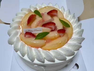 法朋｜水蜜桃果漾鮮奶油蛋糕