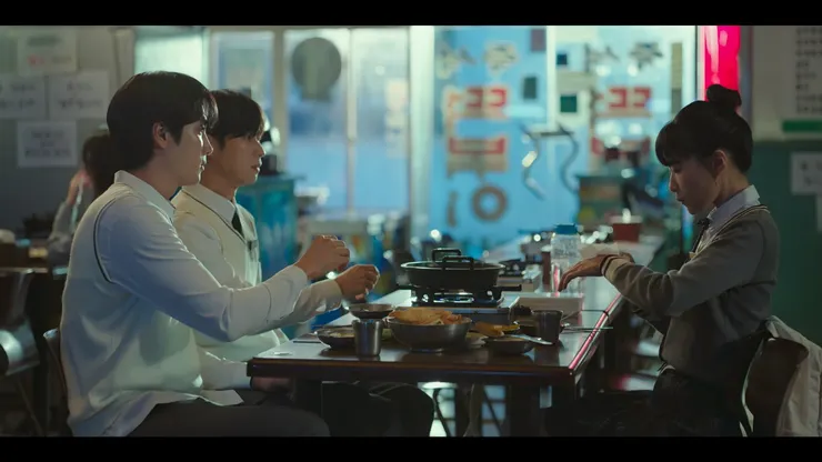 學生時代的三人