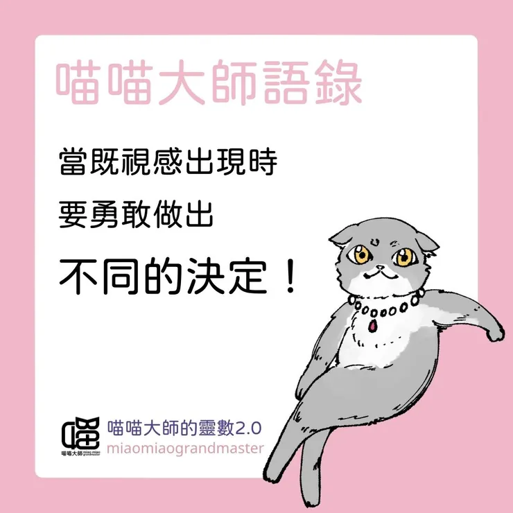 喵喵大師語錄：既視感