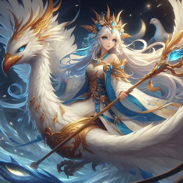 靈閃與她的坐騎-鳳凰