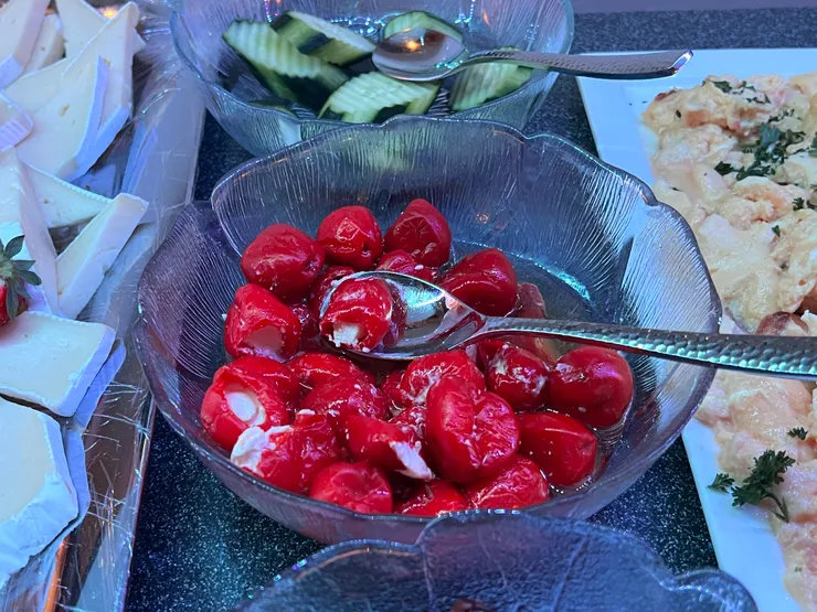 不知道這個是什麼，但是J和我都覺得很好吃