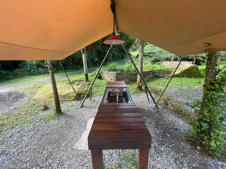 站立式的做菜平台