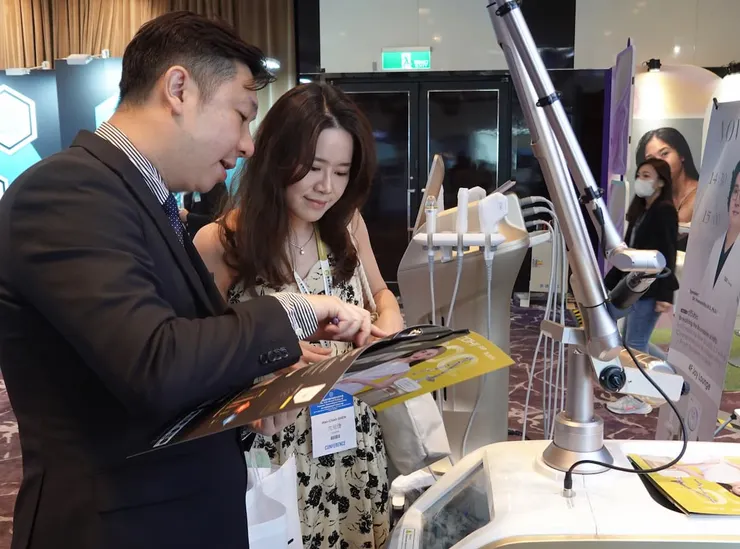 圖說：台灣皮膚科醫學會第50屆年會現場。（圖/ 膠原科技）