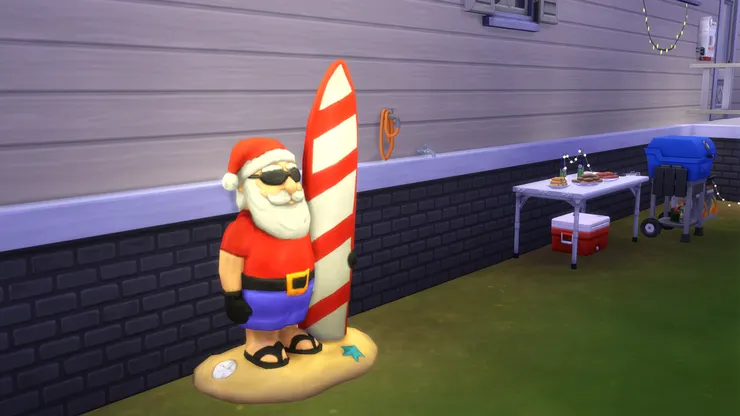 性感的聖誕老人正照亮大家。