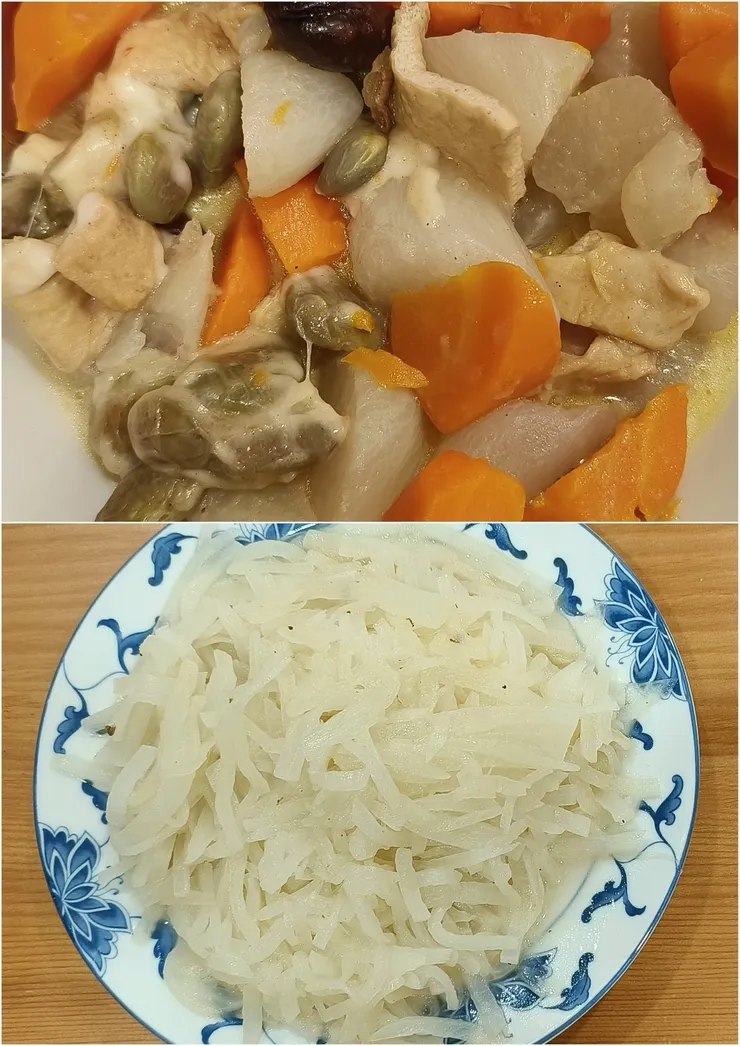 吃在地食當季清甜上桌暖胃心！上午採收的當晚便上了餐桌，加點油鹽清炒就非常好吃。