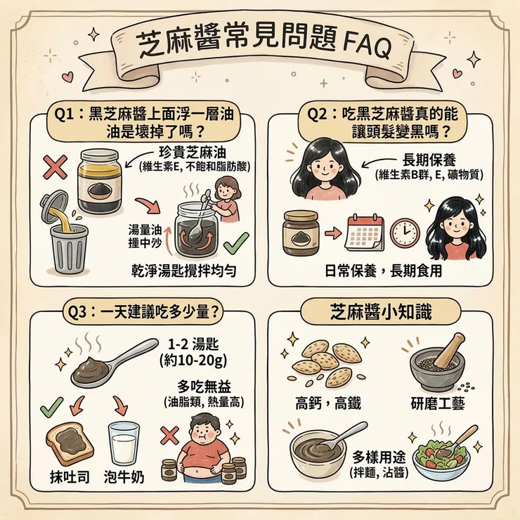 芝麻醬常見問題FAQ