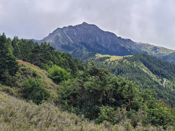 南湖大山、飛機殘骸營地
