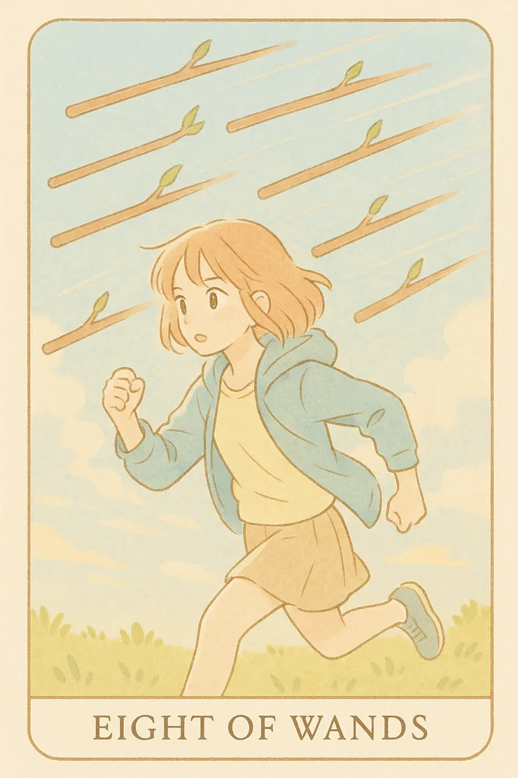 權杖8（Eight of Wands）