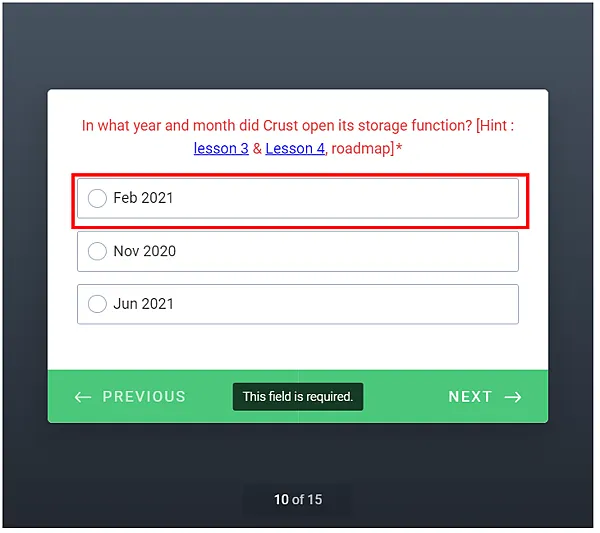 CoinMarketCap｜空投 教學 Crust Network CRU 代幣 (Learn Crypto. Earn Crypto.)