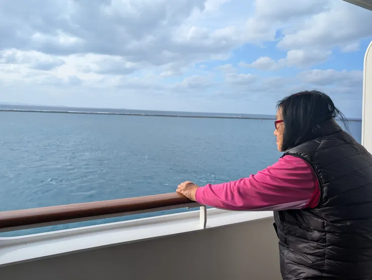 天氣好在陽台蠻舒服的