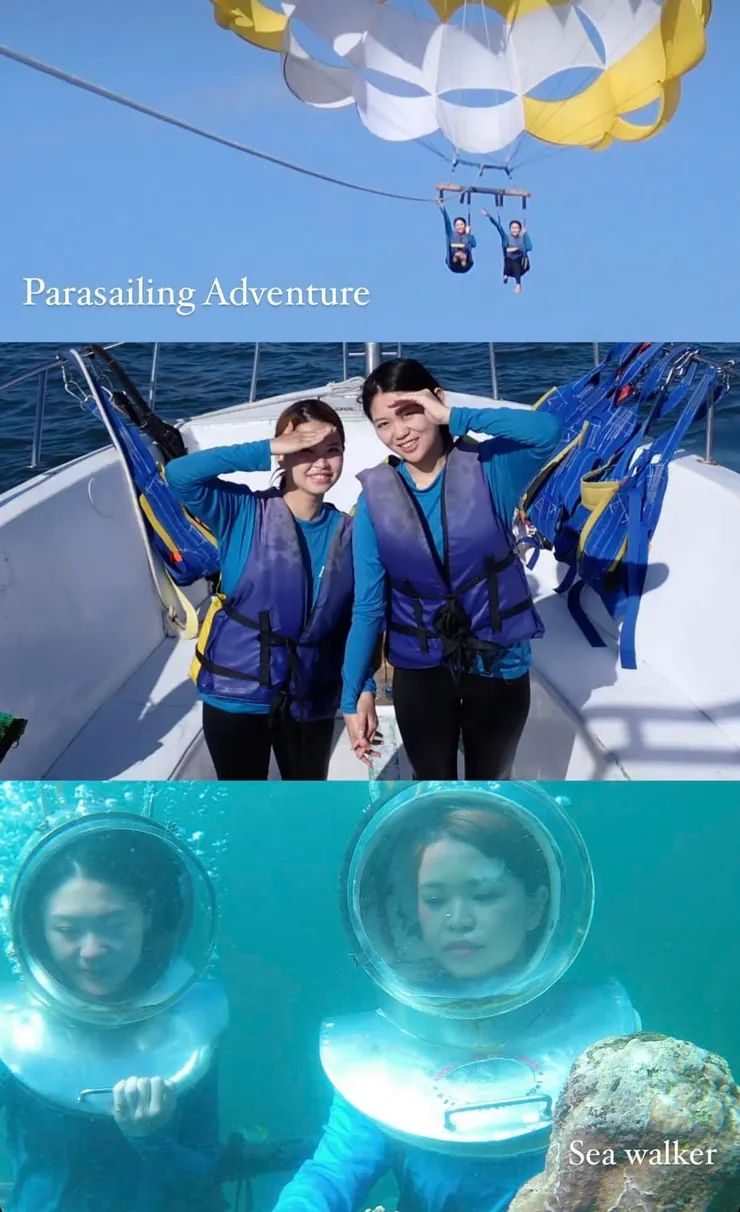 海底漫步不推薦！（楊方瑜提供）