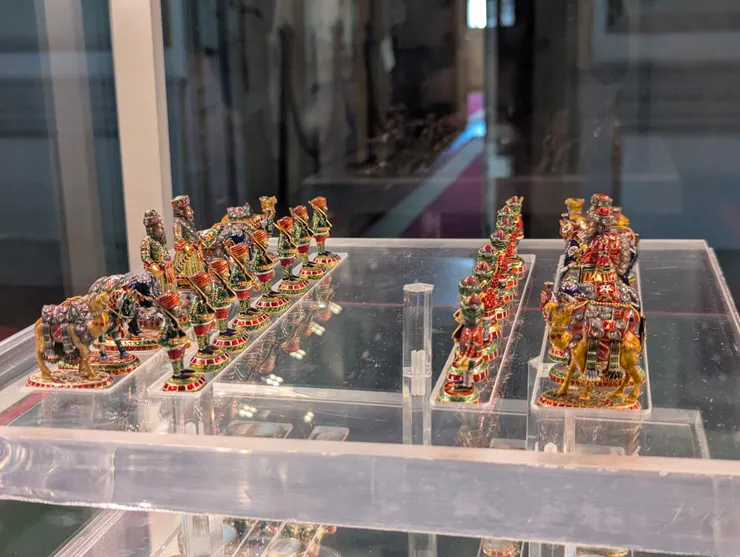 黃金西洋棋盤(攝於2025年)