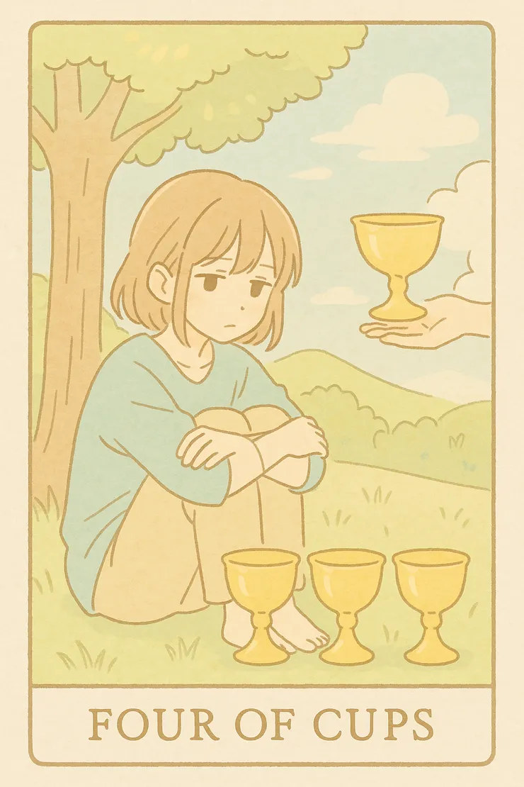 聖杯4（Four of Cups）