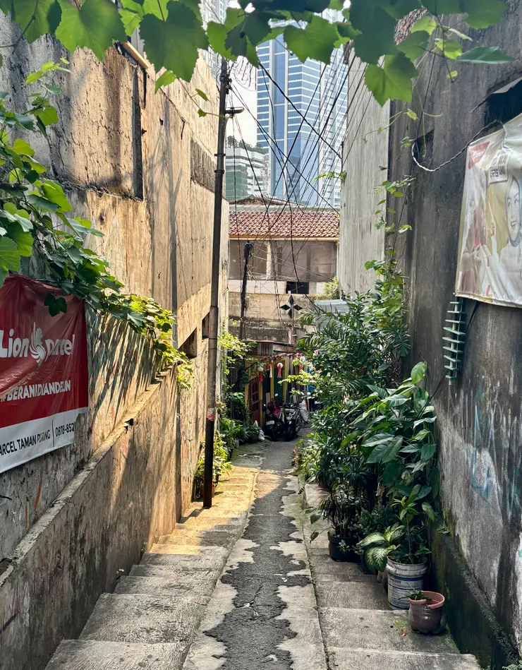 跟著印尼朋友走進各種巷弄是我在雅加達最棒的回憶
