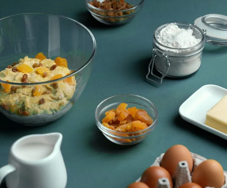 ▲BAJ 採用高品質義大利原料，如：天然酵母、蜜漬橙皮、葡萄乾與果乾。