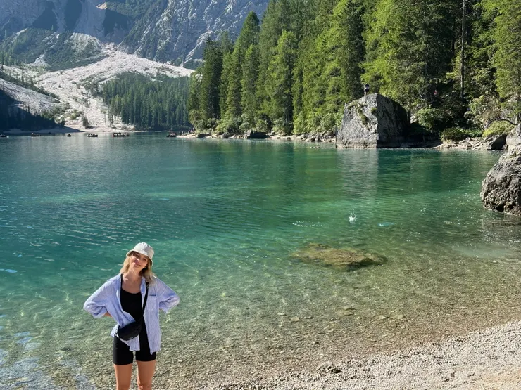 Lago di Braies 清澈湖水