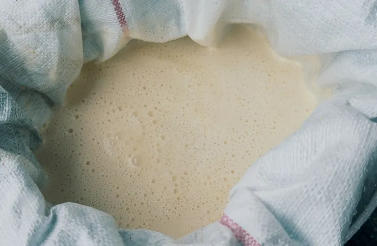 磨成漿狀的樣子