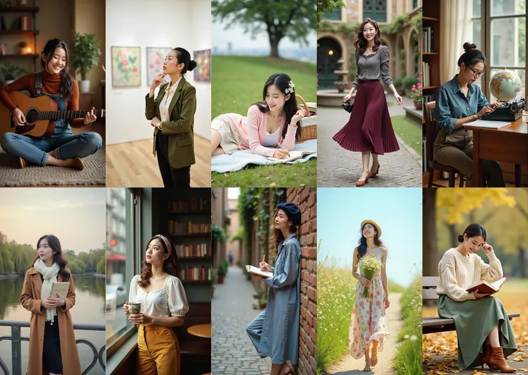 女性服飾穿搭參考書 15 文青風