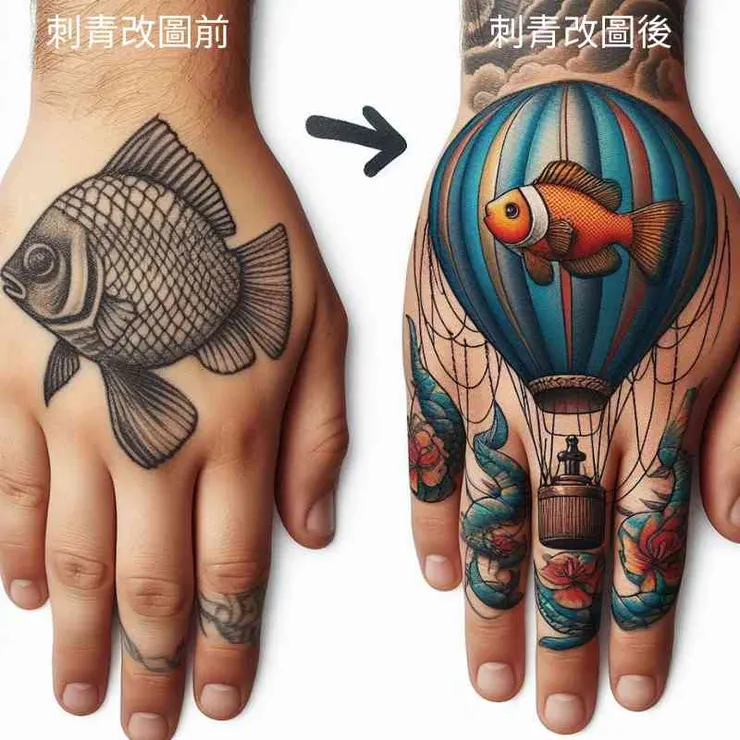 刺青改圖成功見證