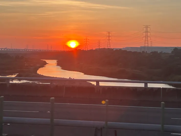 日落大肚溪