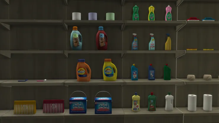 各種洗衣液、洗衣粉和柔順劑也必不可少。