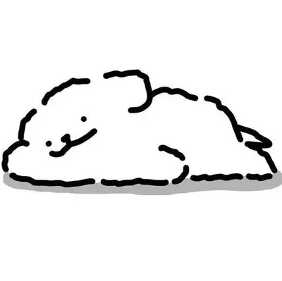 宇宙裡的小白狗