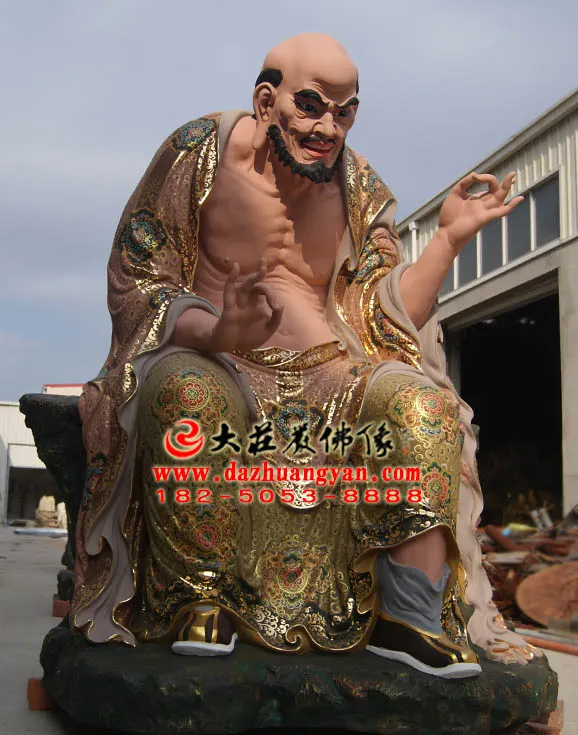 賓度羅跋羅墮閣尊者左側現場實拍圖