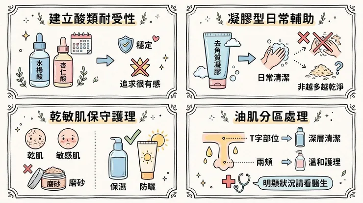 臉部去角質怎麼選？先看膚質，不是先看誰最有感