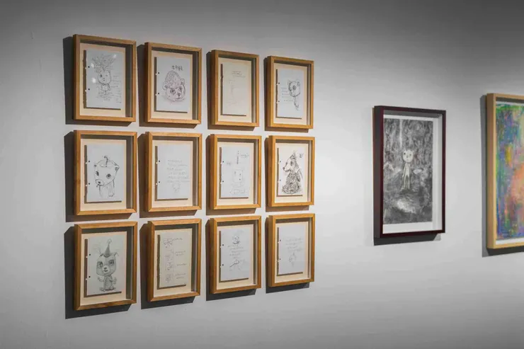 陳威廷個展《彼岸Paramita 》| 書寫區一隅 | 攝影：黃覺深