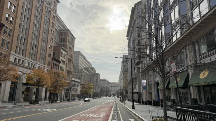 寧靜的華盛頓特區街景