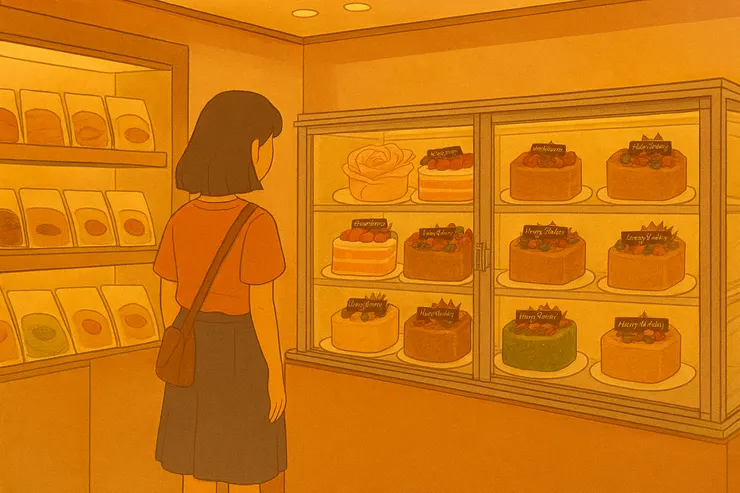 蛋糕上的巧克力牌，只能寫上和生日有關的祝福語嗎？（插圖由 Copilot 協助創作）