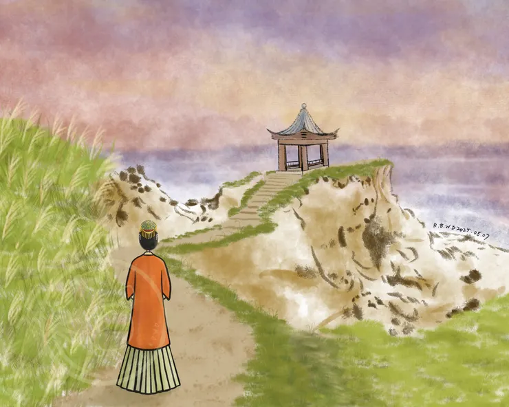 2025立秋-宋制短袖褙子+百迭裙 2025.08