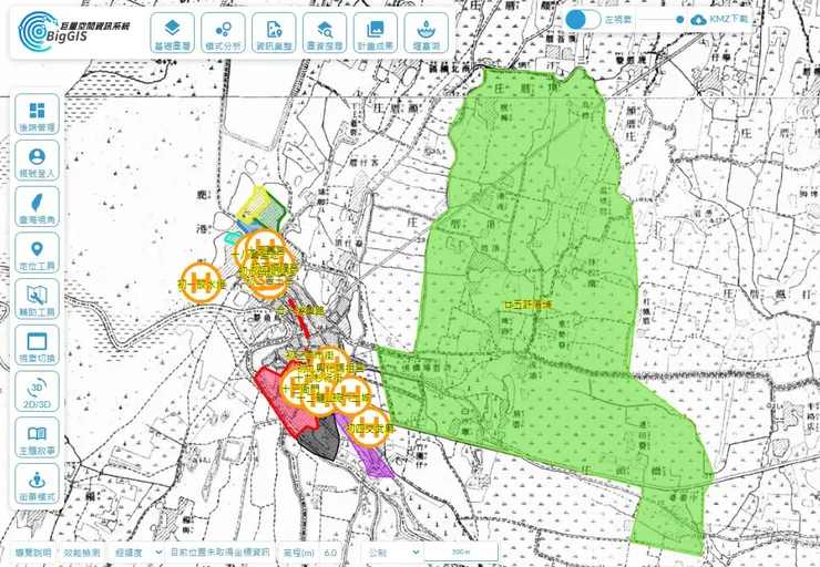 廿五許厝埔(底圖為1904年日治臺灣堡圖)