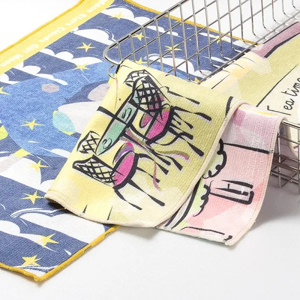 長型毛巾-28x46cm本白毛巾布-雙面彩色印刷