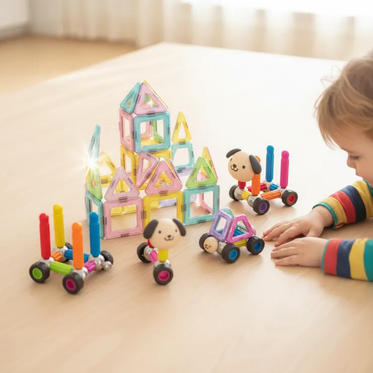 磁力棒的挑選，一定要選擇棒子粗、短、圓潤的