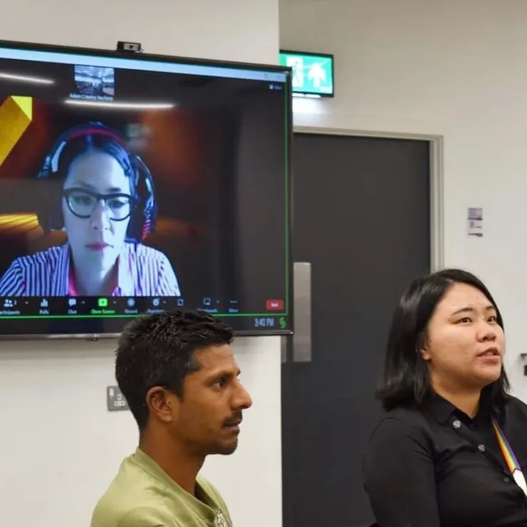 主持Hybrid（線上與面對面混合）活動，主題是Decolonisation（去殖民化）。