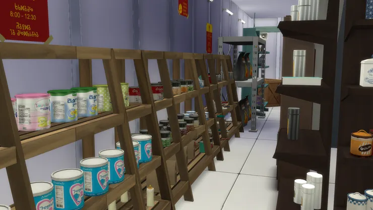 從沒見過超市用木架吧。我一定是第一家！