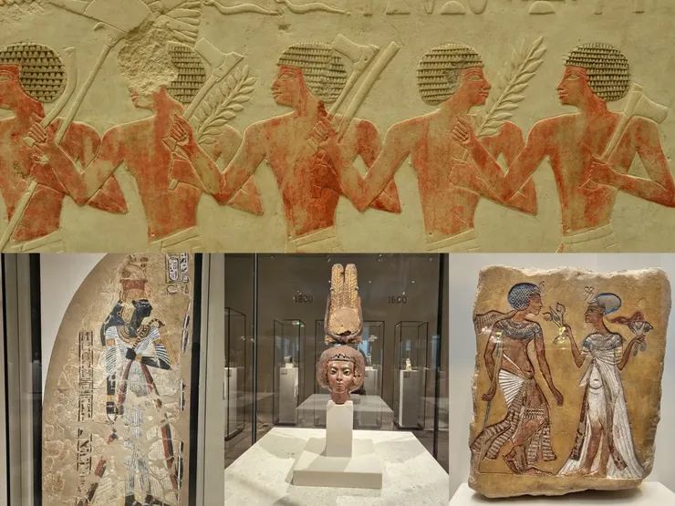 新博物館裡的埃及文物