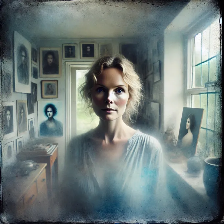 Jane's latest piece was different - vague, indistinct, yet intensely evocative. It was not the subject that drew people in, but the feeling of a forgotten memory surfacing from deep within.