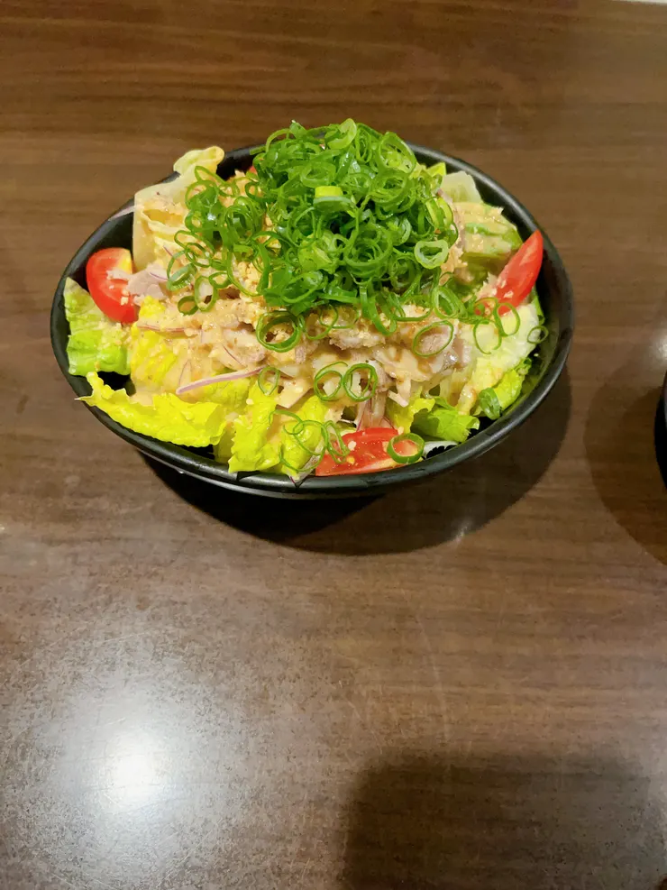 「豬肉胡麻沙拉」