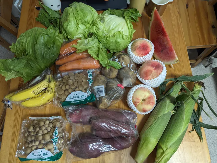 忍不住就會買超多，但很多都是都可以放一陣子的蔬果