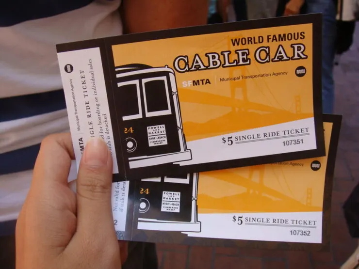舊金山cable car車票