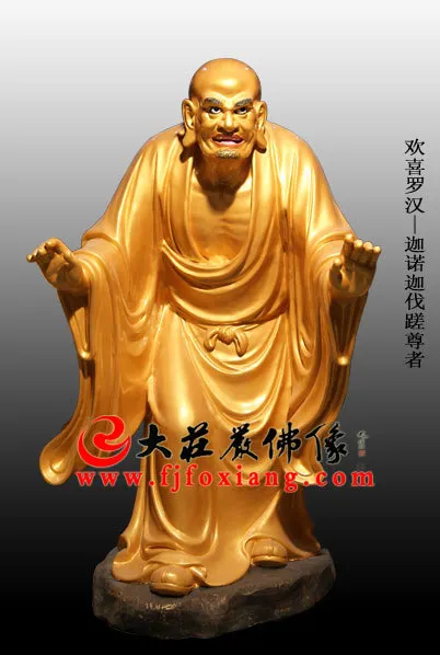 迦諾迦代蹉尊者‌彩繪塑像