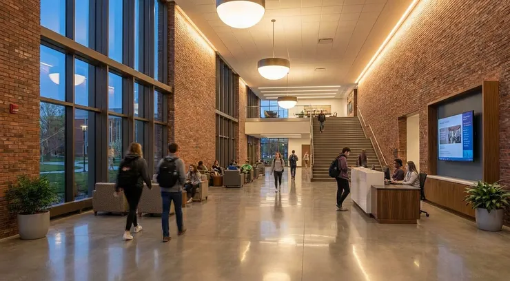 Revit 2026 için Enscape kullanılarak oluşturulmuş iç mekan renderı